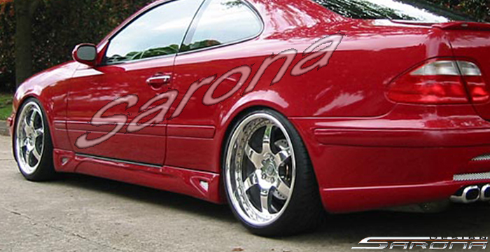 Custom Mercedes CLK Side Skirts  Coupe & Convertible (1998 - 2002) - $490.00 (Part #MB-022-SS)